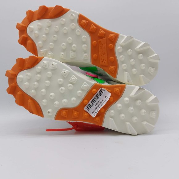 Off-White Virgil Abloh Women's Mountain Cleats Arrow Low Top Sneakers White - Picture 8 of 14